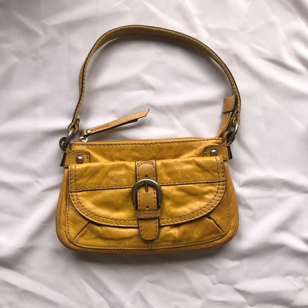 Yellow Fossil Purse